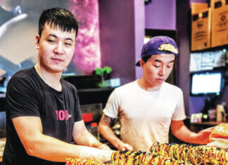 Former Lanahu Ales will be home to new kind of restaurant for Mountian Top Staff preparing sushi at Myst in Jim Thorpe.