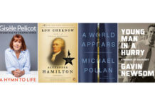 Penguin Press founder Ann Godoff, a powerhouse editor of bestsellers and prize winners, dies at 76 This combination of images show Penguin Press books published by Ann Godoff, from left, A Hymn to Life: Shame Has to Change Sides by Gisèle Pelicot, Alexander Hamilton by Ron Chernow, A World Appears: A Journey into Consciousness by Michael Pollan, and Young Man in a Hurry: A Memoir of Discovery by Gavin Newsom. Penguin Press via AP