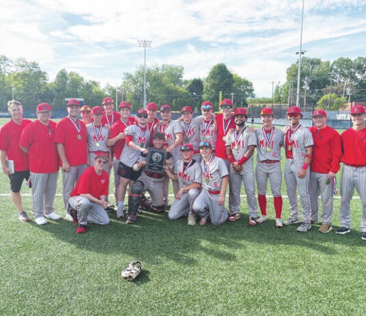 							                                The MMI Prep baseball team captured its third straight District 2 Class A championship with a 5-4 win over Susquehanna on May 26 at Wilkes Universitys Bruggeworth Field.                                 Kevin Carroll | Mountain Peaks					